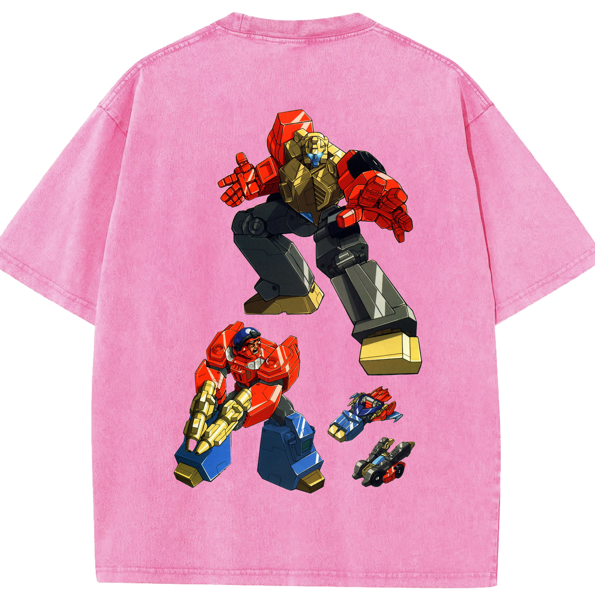 （画像用）  綿100% ヴィンテージ風 半袖Tシャツ（背面プリント）